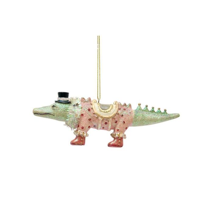 Gisela Graham Fantasy Animals Resin Alligator-2